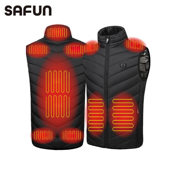 dBIKE 캠핑 아웃도어 USB충전 패딩방한 발열조끼 11발열팩