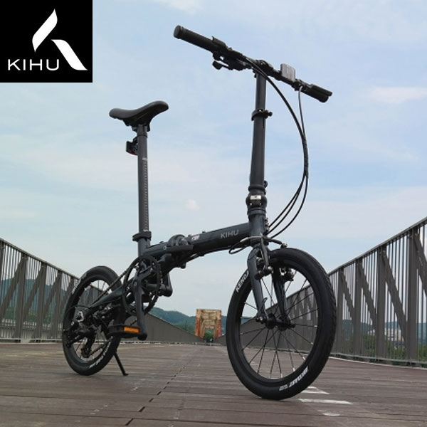키후 접이식 미니벨로 자전거 에어 16인치(100% 완조립)